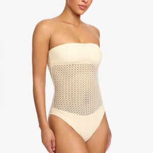 Robin Piccone Strapless Bathing Suit NWT